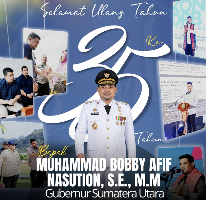 Selamat Ulang Tahun Bapak Muhammad Bobby Nasution, S.E., M.M