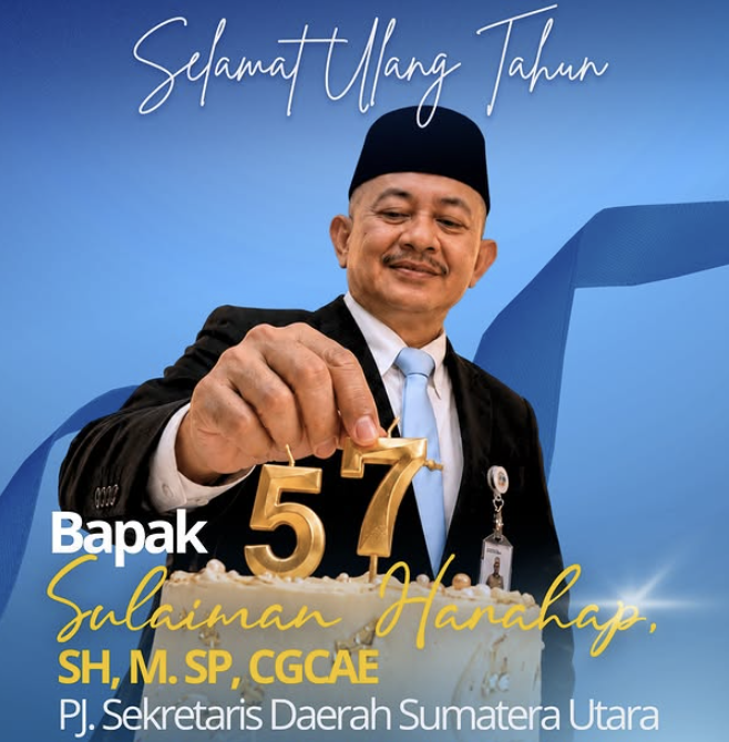 Selamat Ulang Tahun PJ. Sekda Provsu