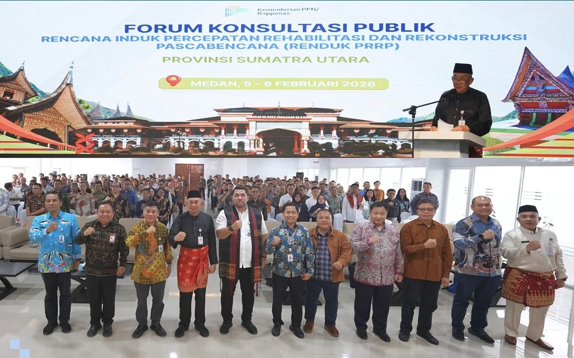 Kolaborasi - Konsultasi Publik Penyusunan Renduk PRRP Provinsi Sumatera Utara