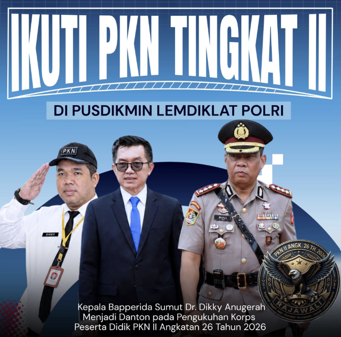 Kepala Bapperida Sumut Ikuti PKNB Tingkai II