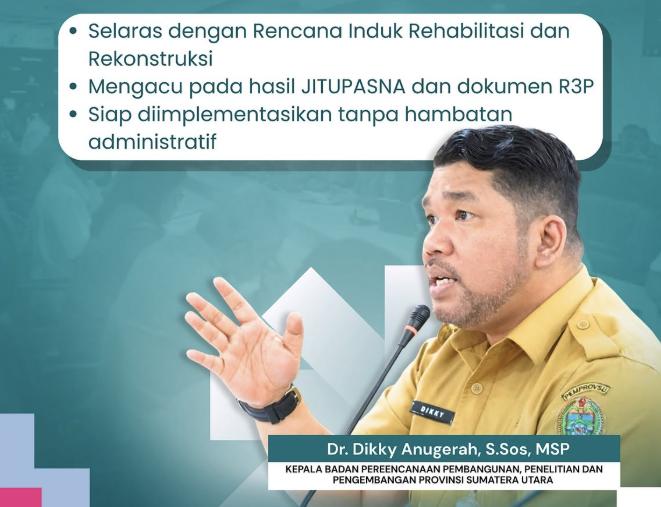 Pemprov Sumut Sinkronkan Usulan Proyek Rehabilitasi dan Rekonstruksi Pascabencana