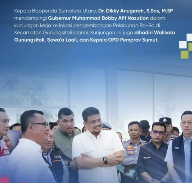 Kepala Bapperida Dampingi Kunjungan Gubernur di Kepulauan Nias
