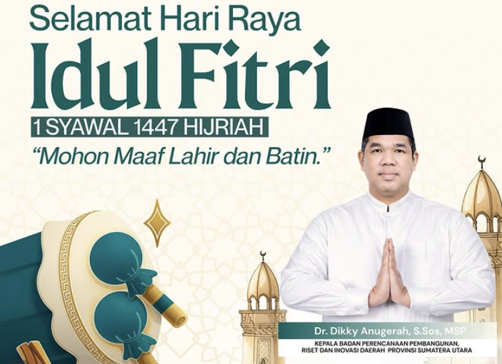 Selamat Hari Raya Idul Fitri 1 Syawal 1147 Hijriah - Mohon Maaf Lahir dan Batin