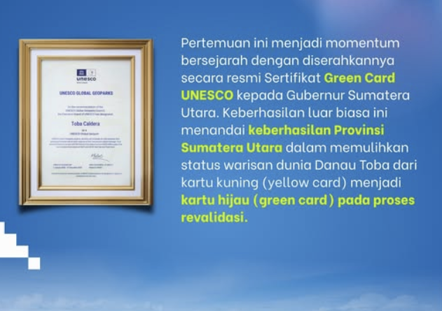 Terima Green Card Unesco & DUkung Geofest 2026